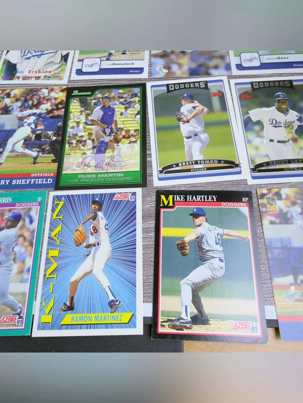 LA Dodgers Card Lot 24x Sheffield Gagne Russell Martin +